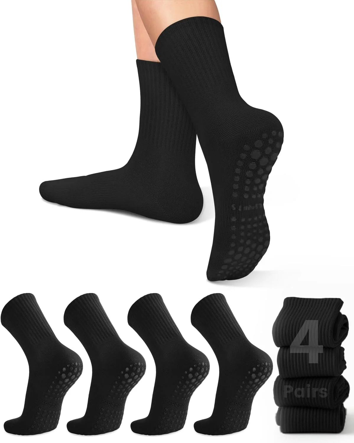 4 pairs of women's yoga socks, - đánh giá và giá Pilates & Yoga Vida